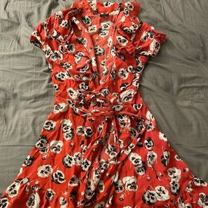 Top Shop x Kate Moss Wrap Dress